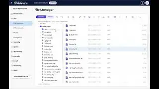 Example of SiteGround's File Manager - Moving Files with drag and drop