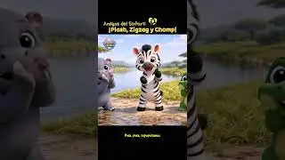 &iexcl;Baile Congelado del Safari! 🦛🦓🐊 #cancionesinfantiles