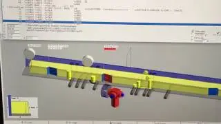 CutMyTimber: Hundegger Speedcut bridge beam (part 2, cnc simulation)