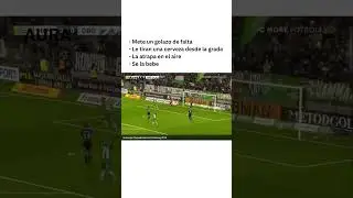 💀 METE UN GOLAZO DE FALTA, LE TIRAN UNA CERVEZA, LA ATRAPA EN EL AIRE Y SE LA BEBE 😂