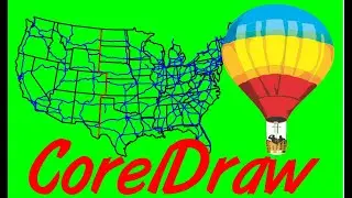 CorelDraw Tips & Tricks USA Map States and Hwy and more