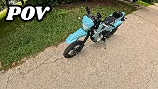 POV Kawasaki KLX 300sm 2024 Ride Pure Sound!