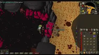 Mining Infernal Shale at level 8 mining [OSRS]
