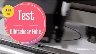 Der Whiteboard Folien Langzeit Test  - 10 000 mal beschreiben ohne R&uuml;ckst&auml;nde und Kratzer