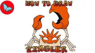 How To Draw Pokemon - Kingler | Drawing Animals