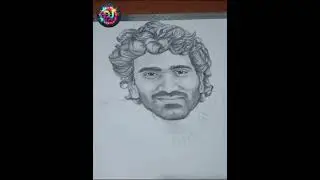 Pradeep Ranganathan Pencil Sketch ✍️ | DJ Art | Portrait Drawing #Shorts #art #artintro #logo