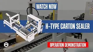 WIN-WIN PACK Operation Demonstration | H-type Carton Sealer | Step-by-Step Setup and Startup