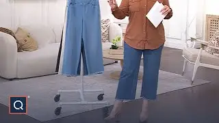Belle by Kim Gravel TripleLuxe Wide Leg Crop w/ Frayed Edge | QVC