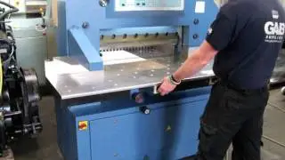 SCHNEIDER PAPER CUTTING GUILLOTINE 78 E LINE 2000