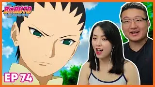INO SHIKA CHO VS BORUTO AND SARADA! | Boruto Episode 74 Couples Reaction & Discussion