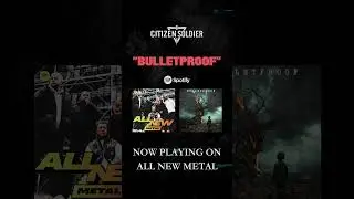 📣 Shoutout to @Spotify  for the playlist add! &ldquo;BULLETPROOF&rdquo; now streaming on ALL NEW METAL!