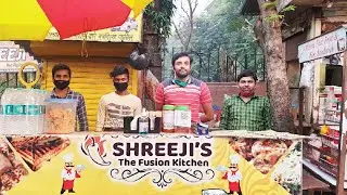 shreejis the fusion kitchen | pizza punch | sev puri panini | junglee bhel | cheese |
