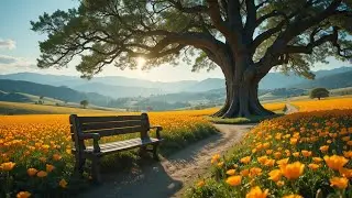 Golden Field Smooth Jazz Live &ndash; Serene Piano & Soft Sax by the Old Tree