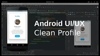 Clean Android Profile Interface - Android UI