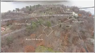 Fort Montgomery Drone footage - From Round Hill Redoubt to the Grand Battery