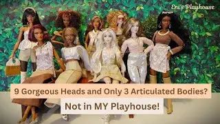 Все 9 базовых нейтральных оттенков красоты от You Create Barbie на шарнирных телах!