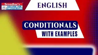 CONDITIONALS | Learn All Conditionals With Examples In Telugu | English Grammar for Bank & SSC Exams