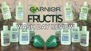 Wash Day Review: Garnier Fructis Hair Filler + Hyaluronic for Curly Hair | Fabulous Faith