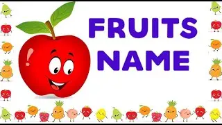 Fruits name for kids | falon ke naam | learn fruit names in english | English to Urdu|SS kids school