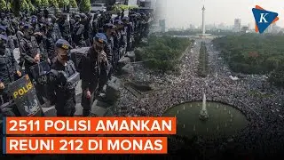 Malam Ini Reuni 212 di Monas, 2.511 Personel Kepolisian Dikerahkan