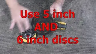 Use 5 AND 6 Inch Discs with Mirka Deros Sanders from 2Sand.com
