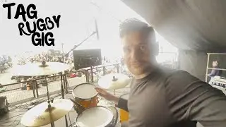 🎶 A Day in the Life of a Professional Drummer | Brendan Jones at Pig and Porter Tag Rugby Finals 🥁