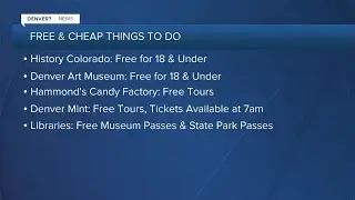 Free & cheap ideas for Spring Break