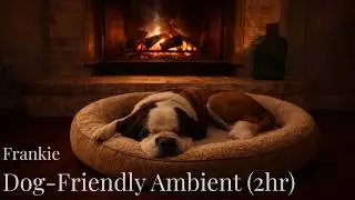 Frankie 🐾 | Cozy Fireplace Calm • Dog-Friendly Ambient Relaxation • SolaceVerse's Companion (4K)