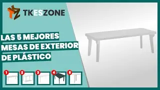 Las 5 mejores mesas de exterior de pl&aacute;stico
