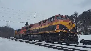 BNSF ACe! CP 137 - KCS 4709W at Guelph Jct. East - February 28, 2025