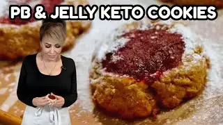 🍪 НЕВЕРОЯТНОЕ кето-печенье с арахисовым маслом и желе — вкус детства (14,2 г белка, 4,1 г чистых ...