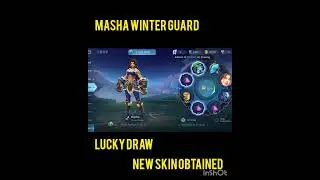 lucky draw Masha winter guard skin  #mlbb #shorts #mobilelegends