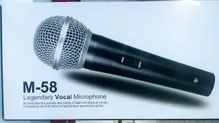 Review Microfone M58 Genérico do modelo SM 58 link na descrição