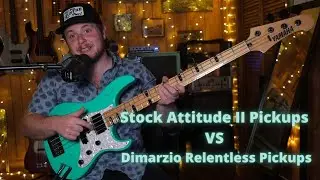 Stock Vs Dimarzio Relentless Pickups