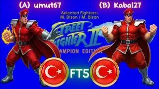 umut67 VS. Kabal27 - Street Fighter II' Champion Edition - FT5 - 14:59 - Online Match Replays