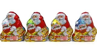 ASMR Unboxing Christmas Surprise Eggs, Kinder Surprise