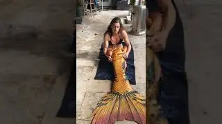 How to put on a silicone mermaid tail