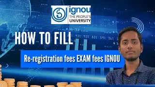 How to fill IGNOU Re-registration fees | EXAM fees | IGNOU SAMARTH PORTAL | Admit Card |registration