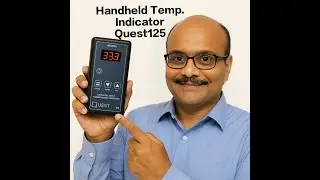 Accuracy Test Of K-Type & PT-100 Sensor Using Universal Handheld Temperature Indicator Quest 125