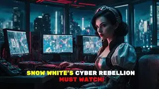 Snow White's Cyber Rebellion: Epic Battle in Neon Val!
