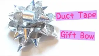 Tutorial: How to Make A Duct Tape Gift Bow