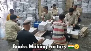 Books Manufacturing Indian Factory || How Books Made