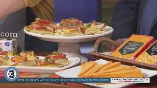 Snacks with Wisconsin cheese from Angie Edge