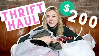 Fall Thrift Haul for Myself & for Resale on Poshmark | Over $200 for ~30 Items - Worth It!?
