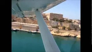 Seaplane sightseeing flight in Malta