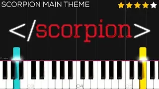 Scorpion Main Theme (From The CBS Series) - Geek Music | Piano Tutorial