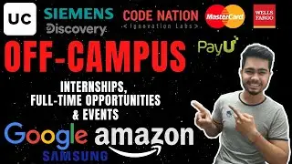 OFF Campus Opportunities | Off Campus Drives | 2021 | 2020 | 2022 Internship Full Time Events