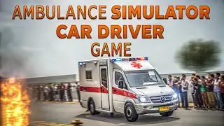 Ambulance Simulator Car Driver Game 🚑 | Emergency Rescue Driving Gameplay | Realistic Simulator