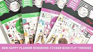 New Happy Planner Sticker Books Flip Through! Rongrong DeVoe - May 2019