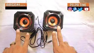 Argom tech Volcano bass multimedia stereo speaker 2.0